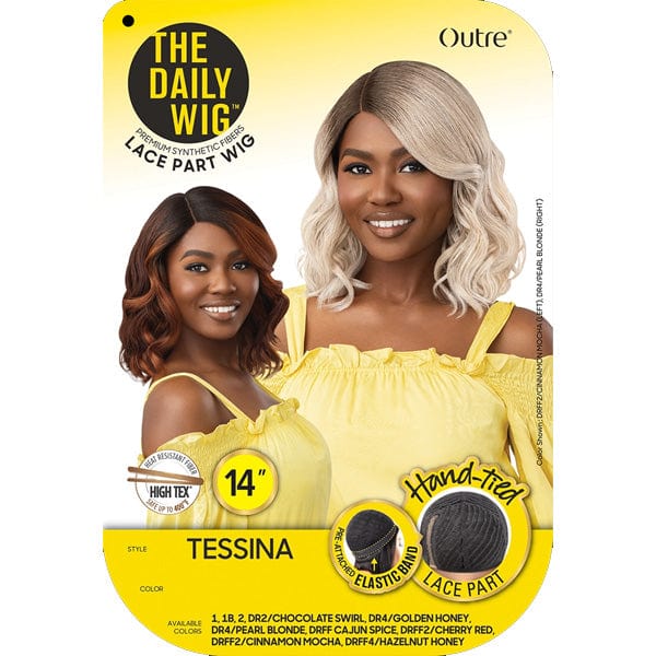 Outre Frontal Lace Wigs Outre The Daily Wig Synthetic Hair Lace Part Wig - TESSINA