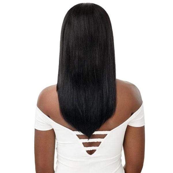 Outre 100% Human Hair Headband Wig - STRAIGHT 20" - EgoWigs.com-NATURAL BLACK