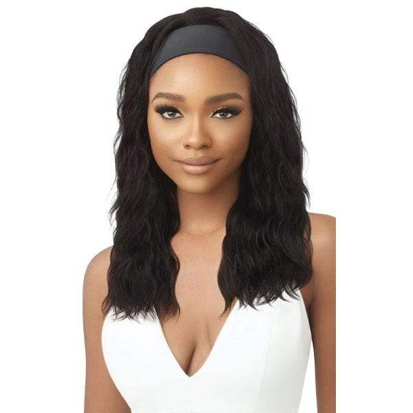 Outre Half Wigs Outre 100% Unprocessed Human Hair WET & WAVY Headband Wig - LOOSE BODY 20"