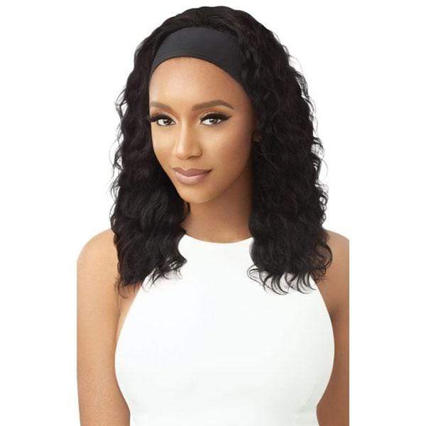 Outre Half Wigs Outre 100% Unprocessed Human Hair WET & WAVY Headband Wig - LOOSE DEEP 20"