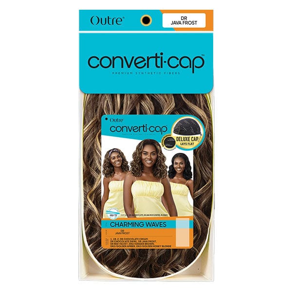 Outre Half Wigs Outre Converti Cap Synthetic Hair Wig - CHARMING WAVES