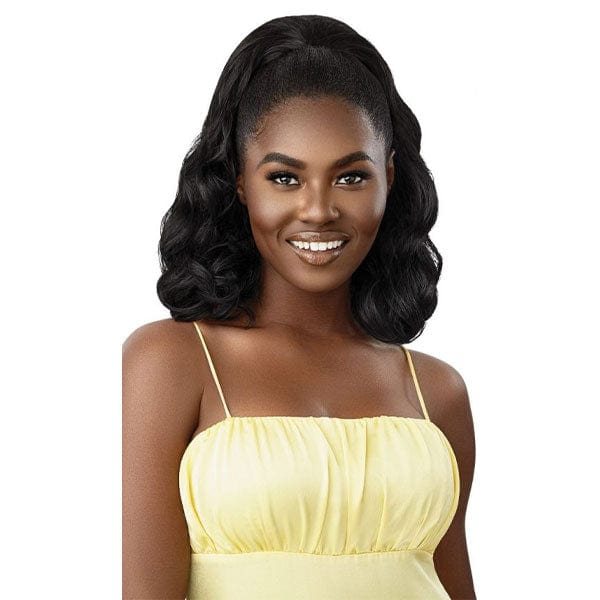 Outre Half Wigs Outre Converti Cap Synthetic Hair Wig - CHARMING WAVES