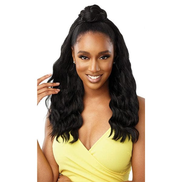 Outre Half Wigs Outre Converti Cap Synthetic Hair Wig - WAVY MOOD