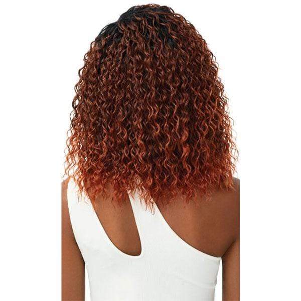 Outre Half Wigs Outre Quick Weave Wet & Wavy Style Synthetic Half Wig - DEEP CURL 14"