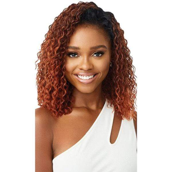 Outre Half Wigs Outre Quick Weave Wet & Wavy Style Synthetic Half Wig - DEEP CURL 14"