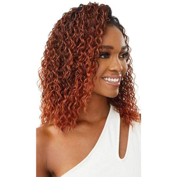 Outre Half Wigs Outre Quick Weave Wet & Wavy Style Synthetic Half Wig - DEEP CURL 14"