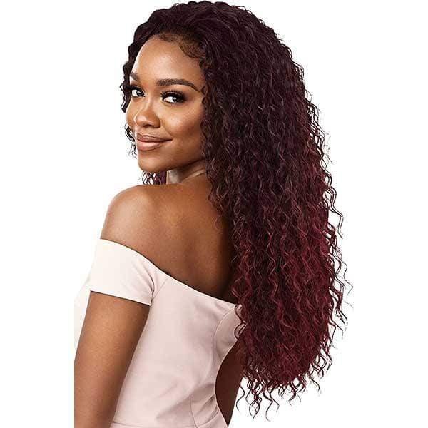 Outre Quick Weave Wet & Wavy Style Synthetic Half Wig - DEEP CURL 24" - EgoWigs.com-1