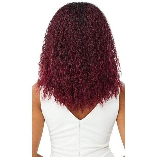 Outre Half Wigs Outre Quick Weave Wet & Wavy Style Synthetic Half Wig - SPANISH CURL 16"