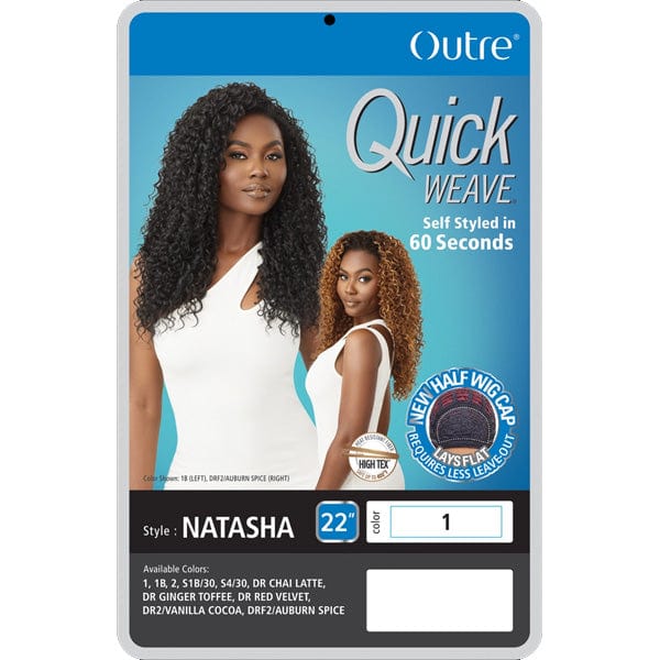 Outre Half Wigs Outre Synthetic Quick Weave Half Wig - NATASHA