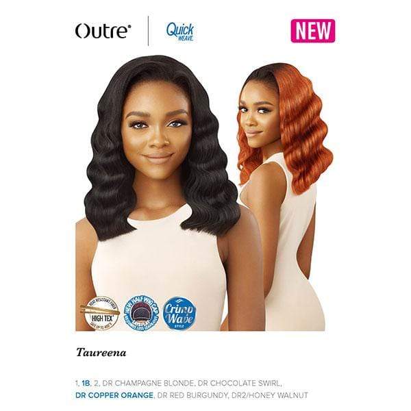 Outre Synthetic Quick Weave Half Wig - TAUREENA - EgoWigs.com-1