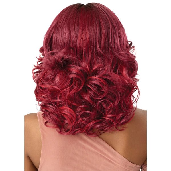 Outre Human Hair Blend 5x5 Lace Closure Wig - HHB BODY WAVE 16" - EgoWigs.com