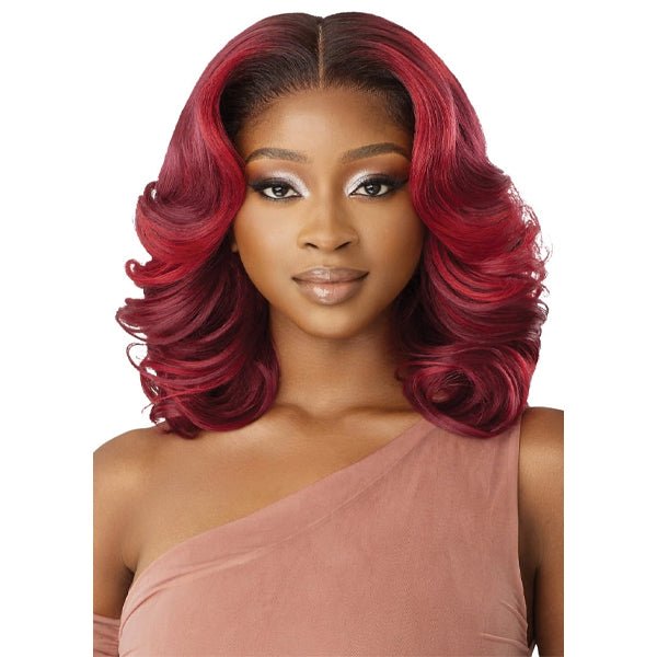 Outre Human Hair Blend 5x5 Lace Closure Wig - HHB BODY WAVE 16" - EgoWigs.com