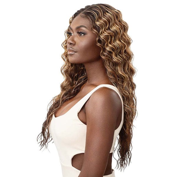 Outre Human Hair Blend Lace Wigs Outre & Play Human Hair Blend 360 Lace Front Wig - ANDREINA