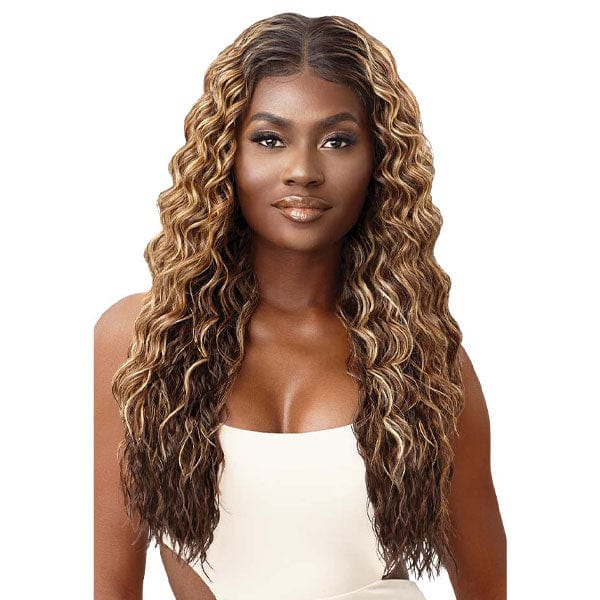 Outre Human Hair Blend Lace Wigs Outre & Play Human Hair Blend 360 Lace Front Wig - ANDREINA