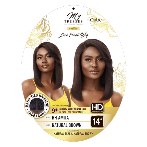 Outre Mytresses Gold Label 100% Human Hair Lace Front Wig - AMITA - EgoWigs.com