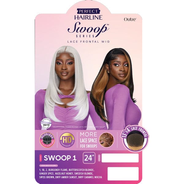 Outre Perfect Hairline Swoop Series Synthetic Lace Frontal Wig - SWOOP1 - EgoWigs.com