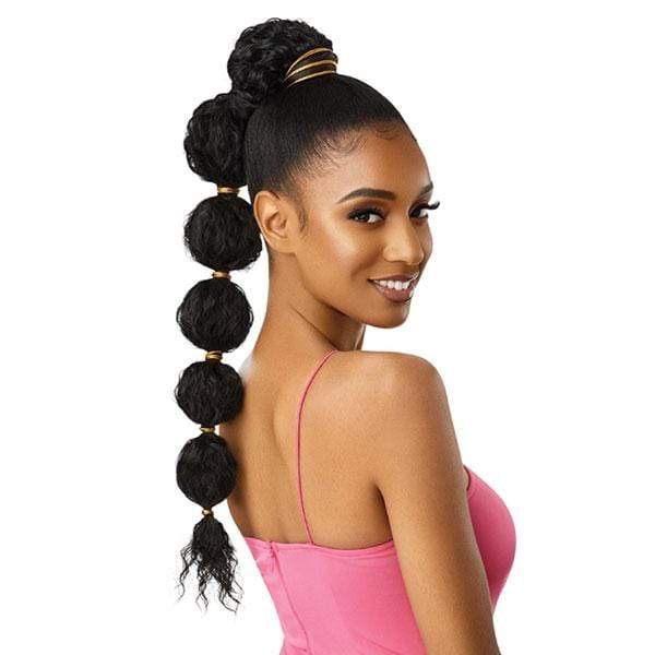 Outre Ponytail Outre Pretty Quick Synthetic Wrap Ponytail - CRIMP WAVE 30"