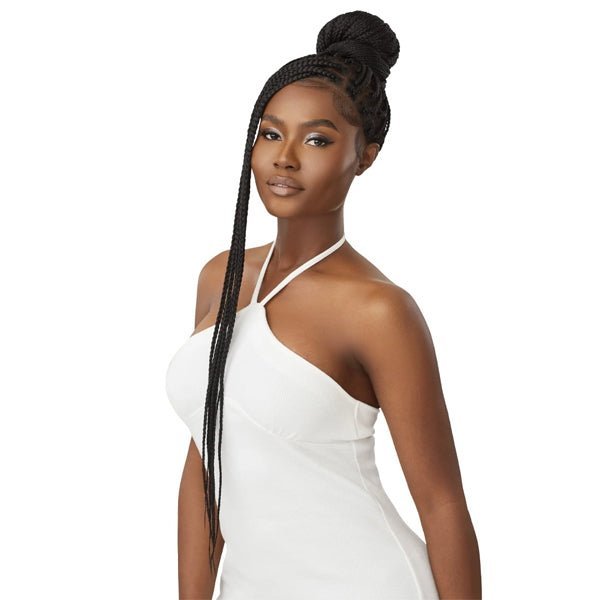 Outre Synthetic 100% Fully Hand-tied Whole Lace Wig - KNOTLESS BOX BRAIDS 36" - EgoWigs.com