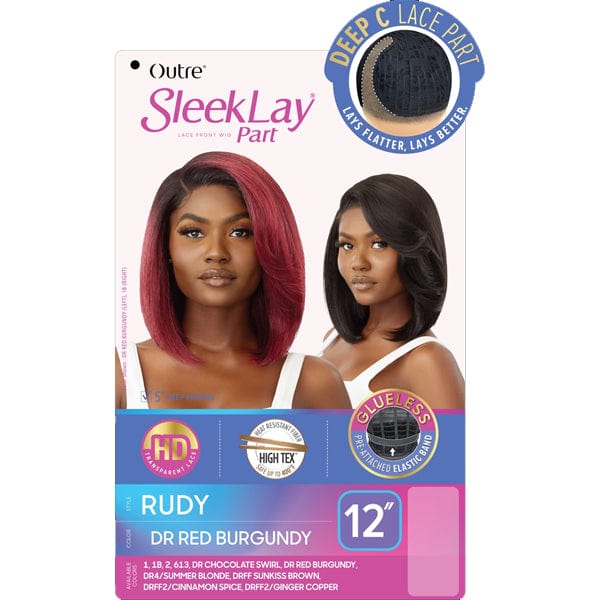 Outre Synthetic Sleeklay Part HD Lace Front Wig - RUDY - EgoWigs.com