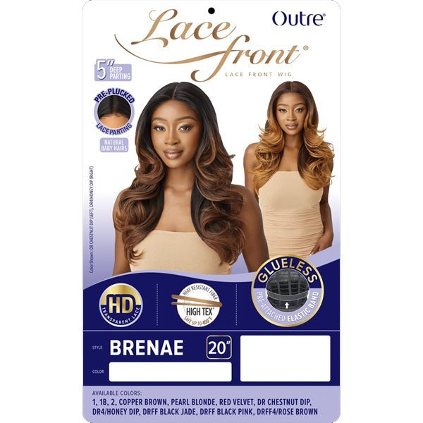 Outre Synthetic Swiss HD Lace Front Wig - BRENAE - EgoWigs.com