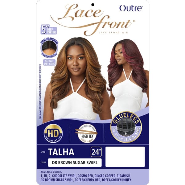 Outre Synthetic Swiss HD Lace Front Wig - TALHA - EgoWigs.com