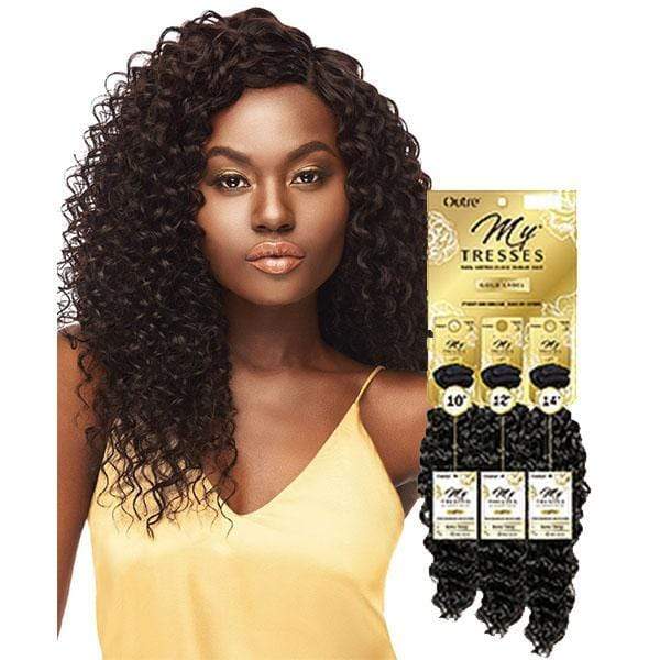 Outre Unprocessed Bundle Hair Outre MyTresses Gold Label 100% Unprocessed Human Hair Weave 3 bundles - BOHO DEEP 10"-22"