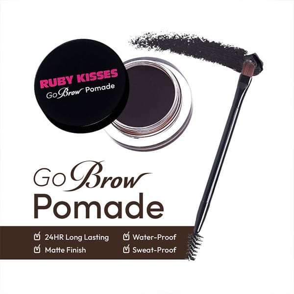 RUBY KISSES Go Brow Pomade - (C) - EgoWigs.com-Ebony(RPM01)