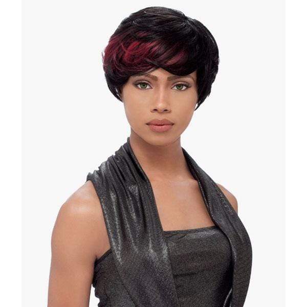 Sensationnel 100% Human Hair Bump Collection Wig - FEATHER CHARM - EgoWigs.com-1