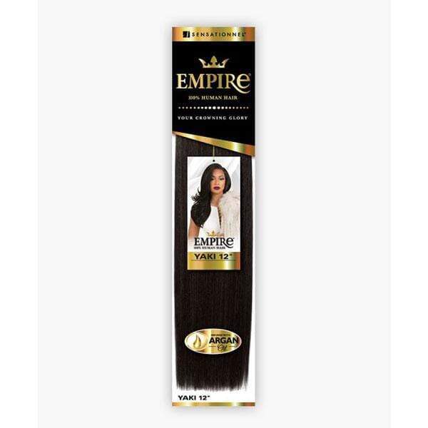 Sensationnel 100% Human Hair (Single Pack) Sensationnel Empire 100% Human Hair Weave - Empire Yaki 8" - 18"