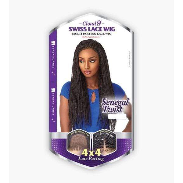 Sensationnel Ear-To-Ear Lace Wigs Sensationnel Cloud9 4x4 Part Swiss Braided Lace Wig - SENEGAL TWIST