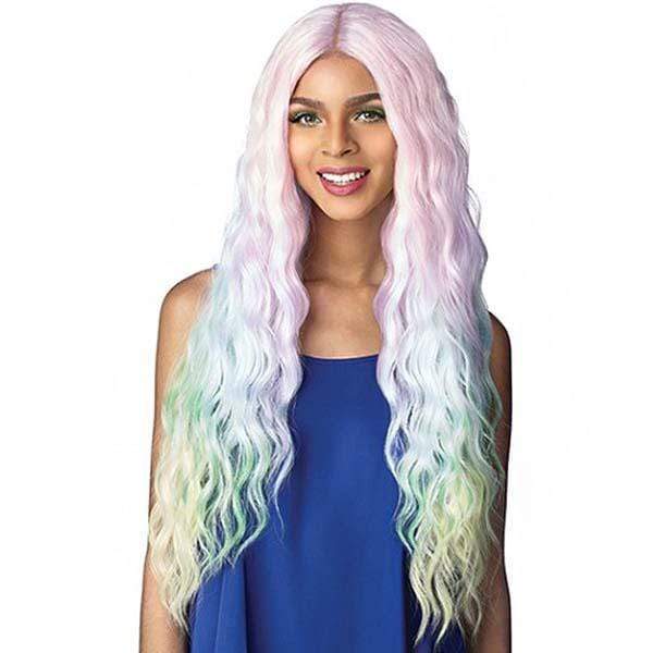 Sensationnel Ear-To-Ear Lace Wigs Sensationnel Shear Muse Synthetic Hair Empress Lace Front Wig - CIEL