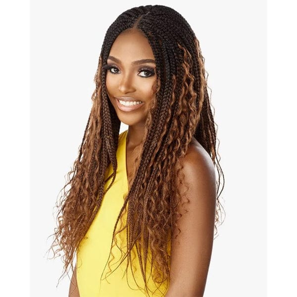 Sensationnel Frontal Lace Wigs Sensationnel Cloud 9 4x4 Braid Lace Front Wig - MERMAID BOX BRAID 30″