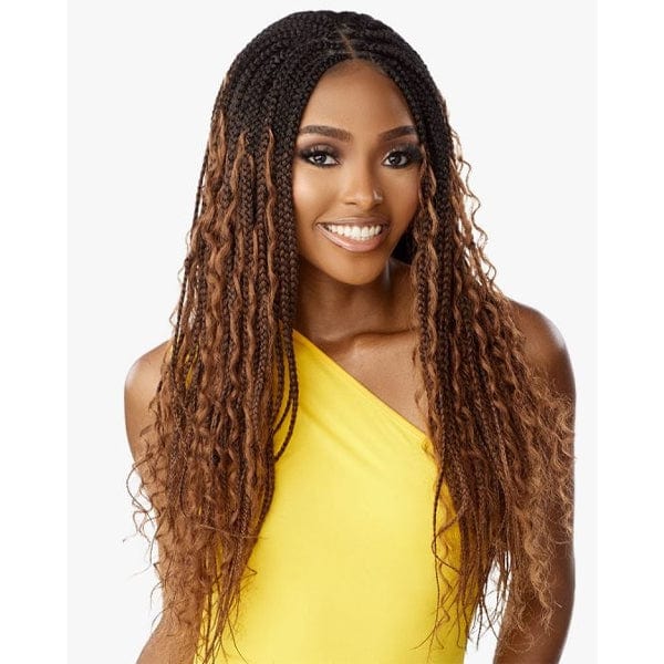 Sensationnel Frontal Lace Wigs Sensationnel Cloud 9 4x4 Braid Lace Front Wig - MERMAID BOX BRAID 30″