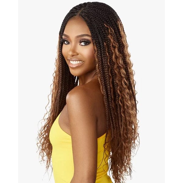 Sensationnel Frontal Lace Wigs Sensationnel Cloud 9 4x4 Braid Lace Front Wig - MERMAID BOX BRAID 30″