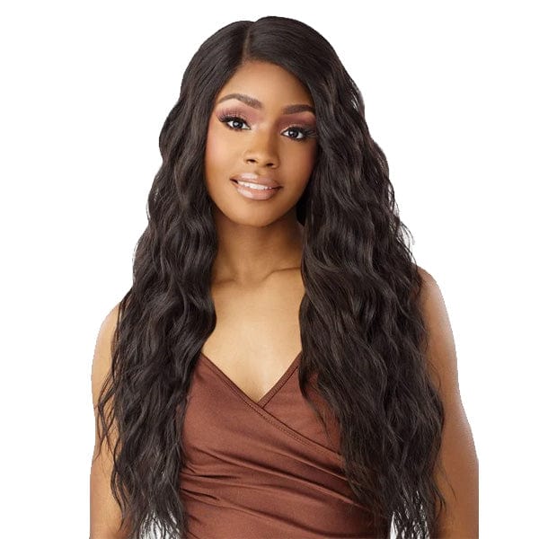 Sensationnel Frontal Lace Wigs Sensationnel Cloud9 What Lace Human Hair Blend 13x6 Frontal Lace Wig - GIANA 28″