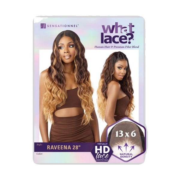 Sensationnel Frontal Lace Wigs Sensationnel Cloud9 What Lace Human Hair Blend 13x6 Frontal Lace Wig - RAVEENA 28"