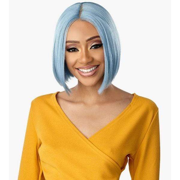 Sensationnel Shear Muse Synthetic Hair Empress Lace Front Wig - AKEEVA - EgoWigs.com-BABYBLUE