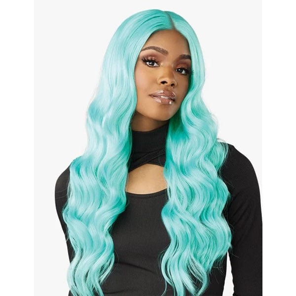 Sensationnel Shear Muse Synthetic Hair Empress Lace Front Wig - SHARITTA - EgoWigs.com-TEALGREEN