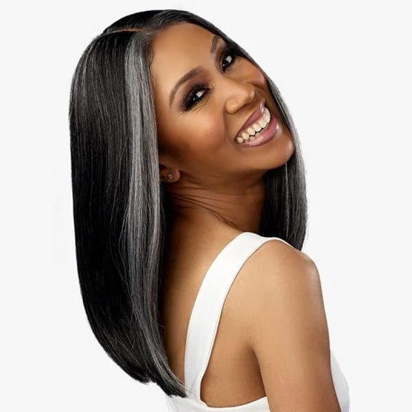 Sensationnel Frontal Lace Wigs Sensationnel Synthetic Hair Dashly Salt & Pepper Lace Wig - SP LACE UNIT 5