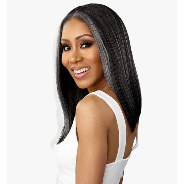 Sensationnel Frontal Lace Wigs Sensationnel Synthetic Hair Dashly Salt & Pepper Lace Wig - SP LACE UNIT 5