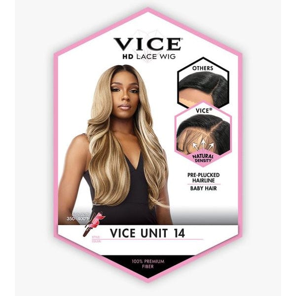 Sensationnel Frontal Lace Wigs Sensationnel Synthetic Hair Vice HD Lace Front Wig - VICE UNIT 14