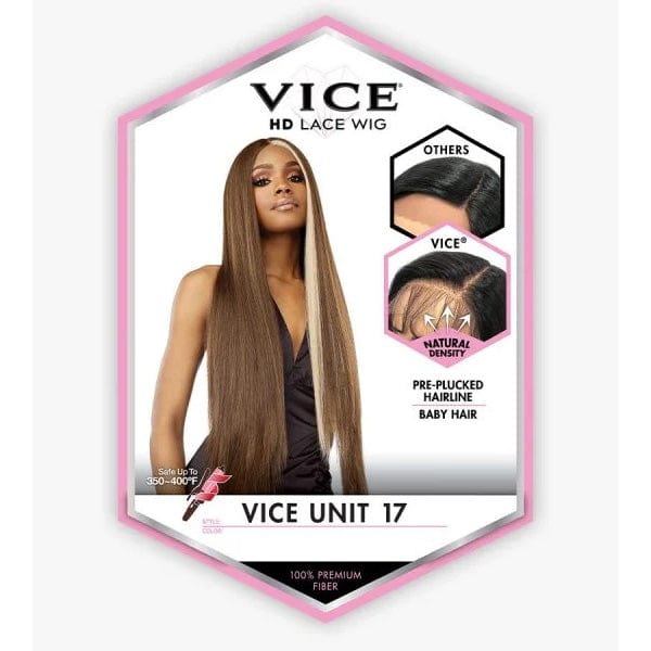 Sensationnel Frontal Lace Wigs Sensationnel Synthetic Hair Vice HD Lace Front Wig - VICE UNIT 17