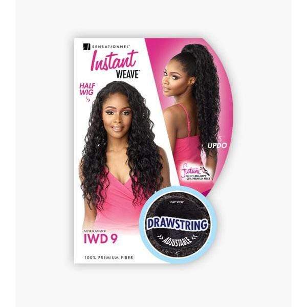 Sensationnel Synthetic Half Wig Instant Weave Drawstring Cap - IWD 9 - EgoWigs.com-1