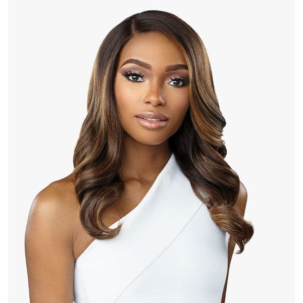 Sensationnel Human Hair Blend Lace Wigs Sensationnel Butta Human Hair Blend Lace Front Wig - BODY WAVE 20"