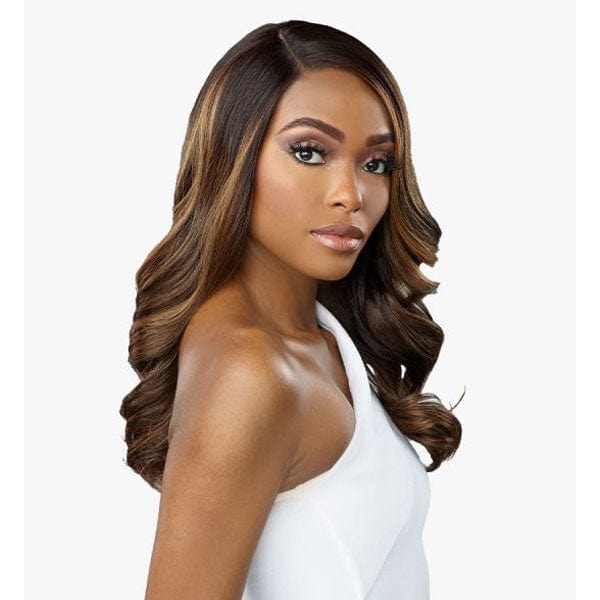 Sensationnel Human Hair Blend Lace Wigs Sensationnel Butta Human Hair Blend Lace Front Wig - BODY WAVE 20"