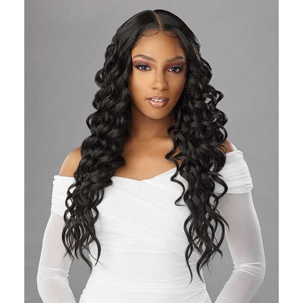 Sensationnel Butta Human Hair Blend Lace Front Wig - DEEP TWIST 26" - EgoWigs.com-1