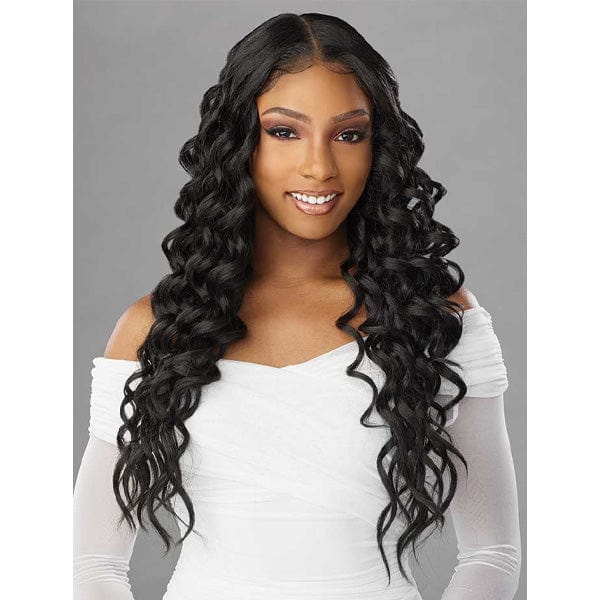 Sensationnel Butta Human Hair Blend Lace Front Wig - DEEP TWIST 26" - EgoWigs.com-1