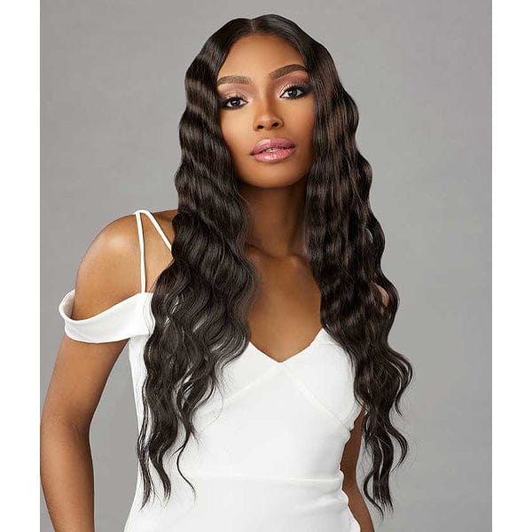 Sensationnel Butta Human Hair Blend Lace Front Wig - LOOSE CRIMP 28" - EgoWigs.com-1