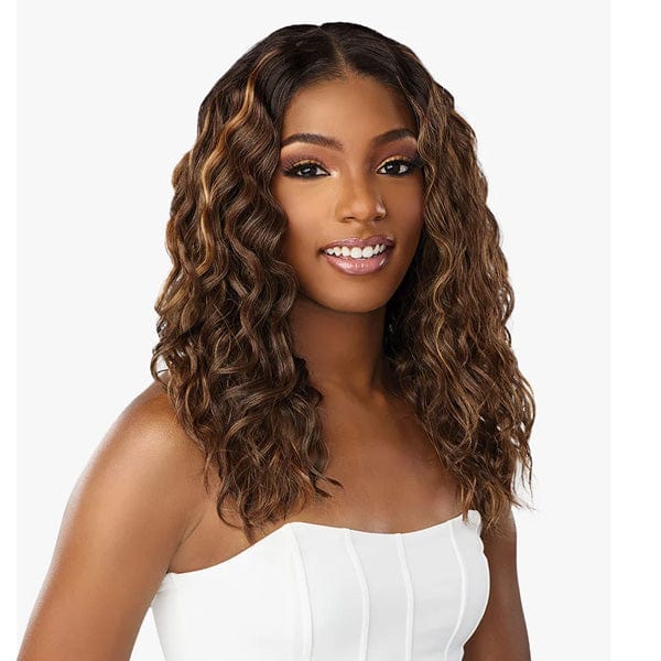 Sensationnel Human Hair Blend Lace Wigs Sensationnel Butta Human Hair Blend Lace Front Wig - LOOSE CURLY 18"