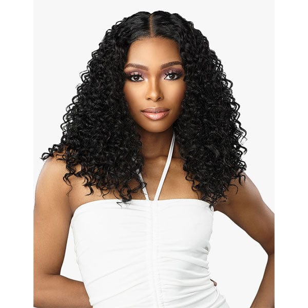 Sensationnel Human Hair Blend Lace Wigs Sensationnel Butta Human Hair Blend Lace Front Wig - WATER WAVE 16"